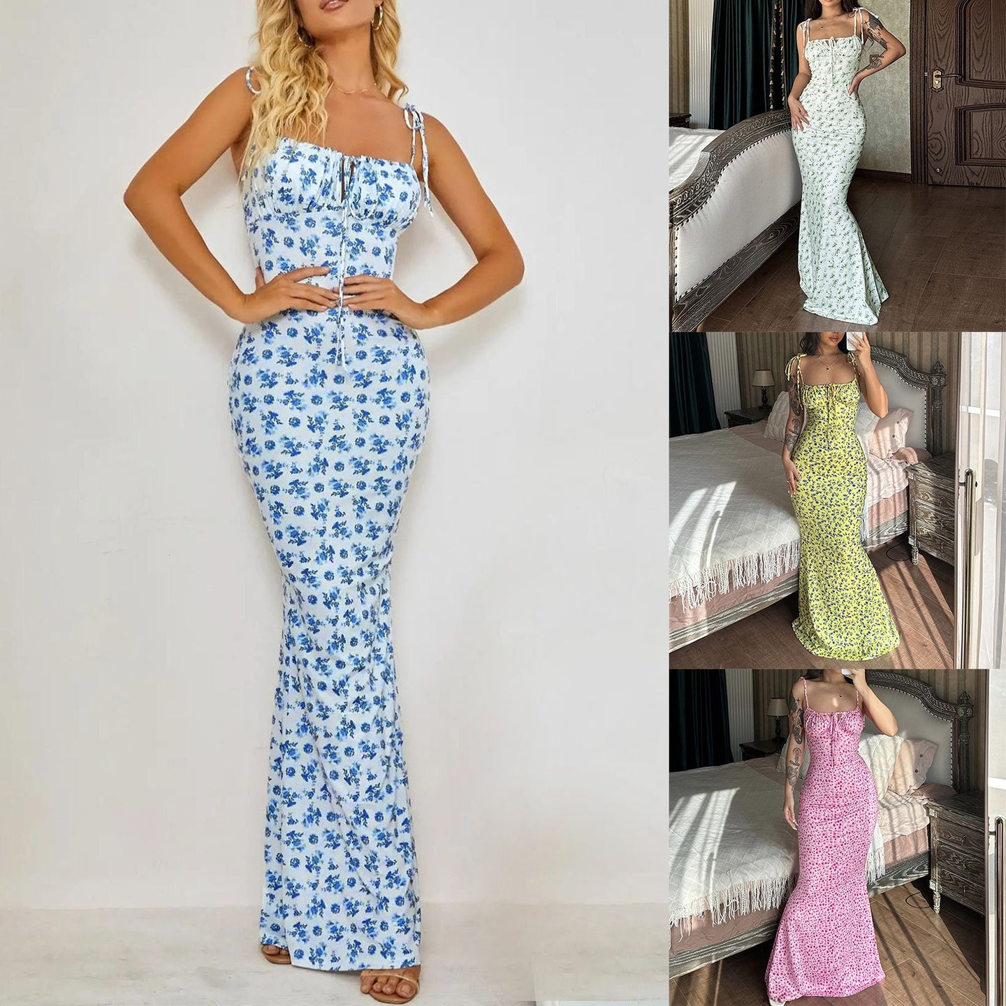 Aspasia - Floral maxi dress