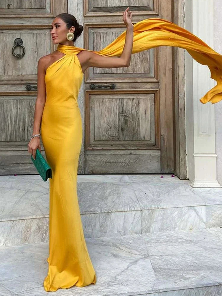 Stella - Timeless Cape Gown