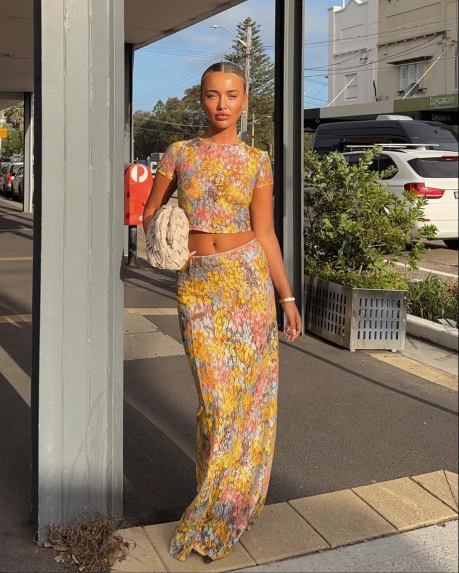 Amaris- Floral Print Two Piece Set
