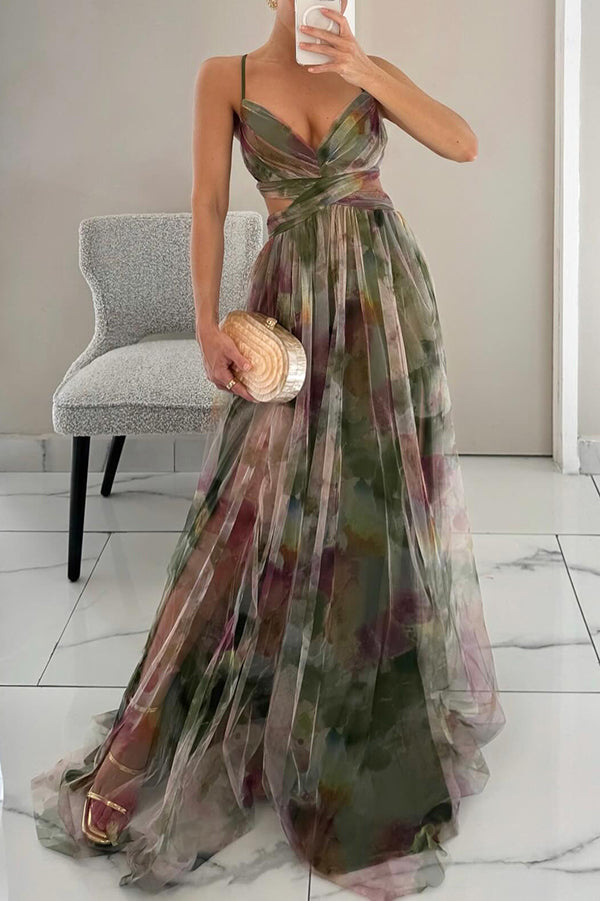 Keiluna - Long floral dress