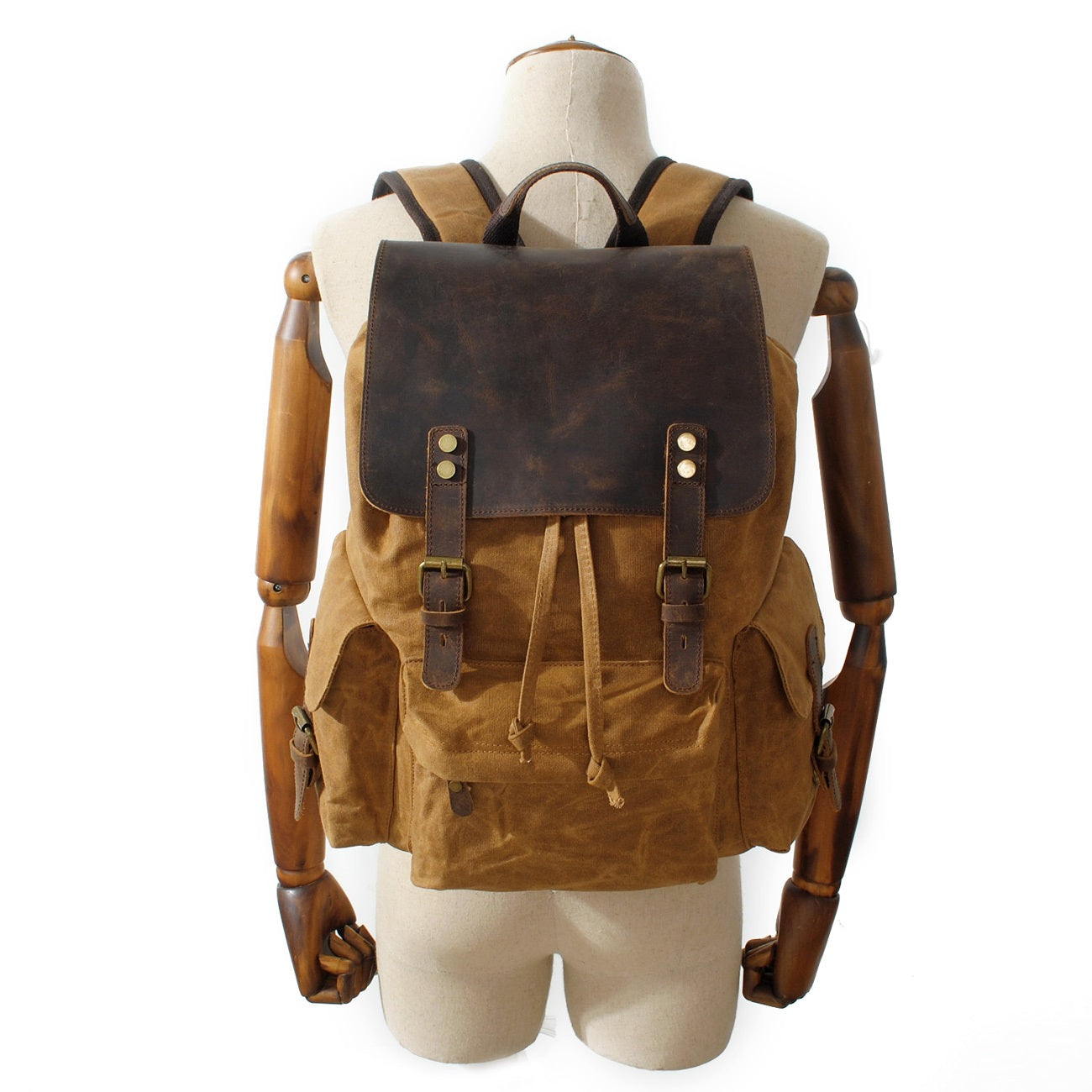 Blakea - Waxed canvas backpack