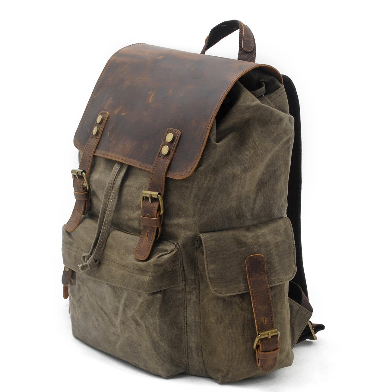 Blakea - Waxed canvas backpack