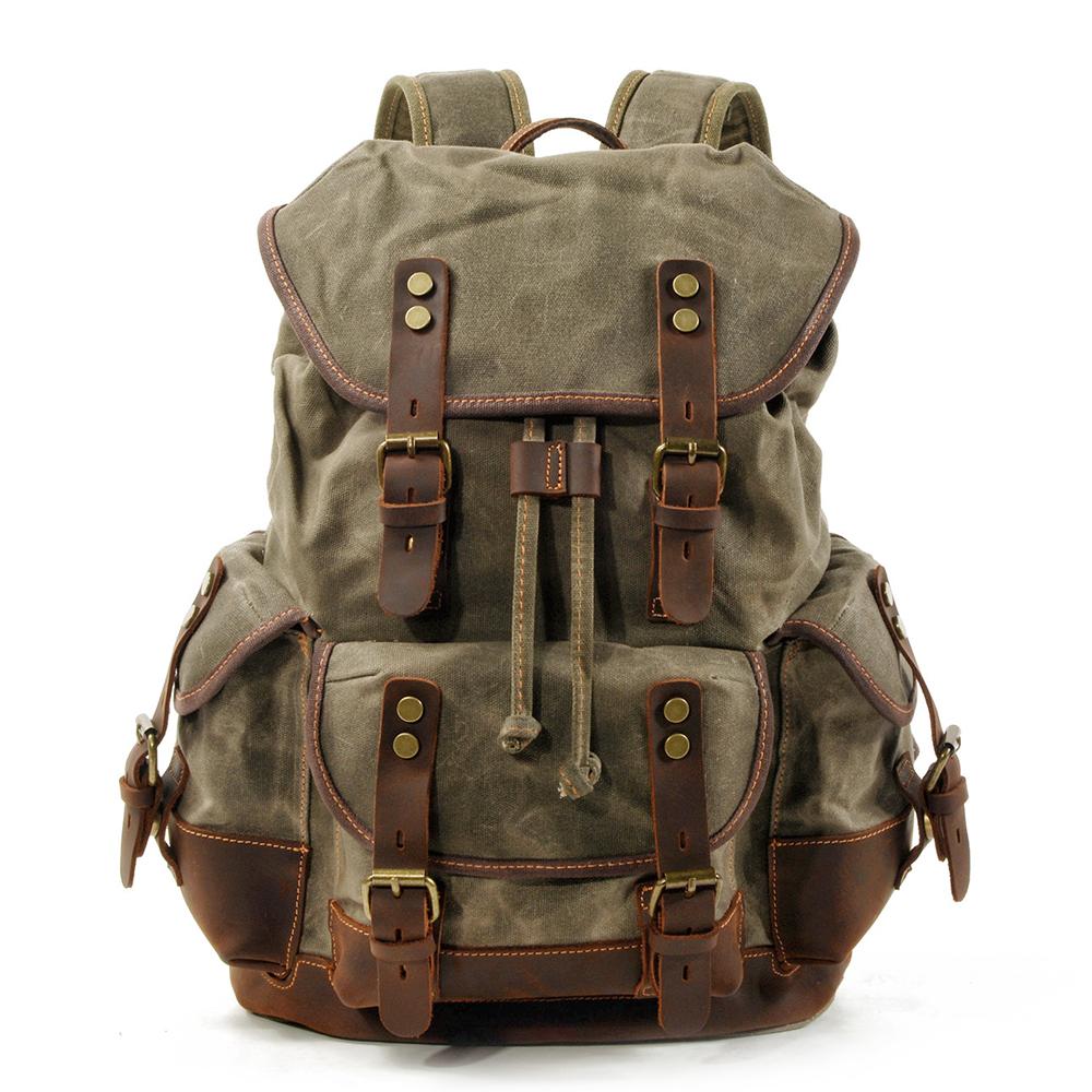 Casey - Canvas hiking backpack