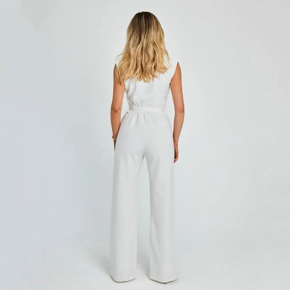 Philomena - Elegant v neck jumpsuit