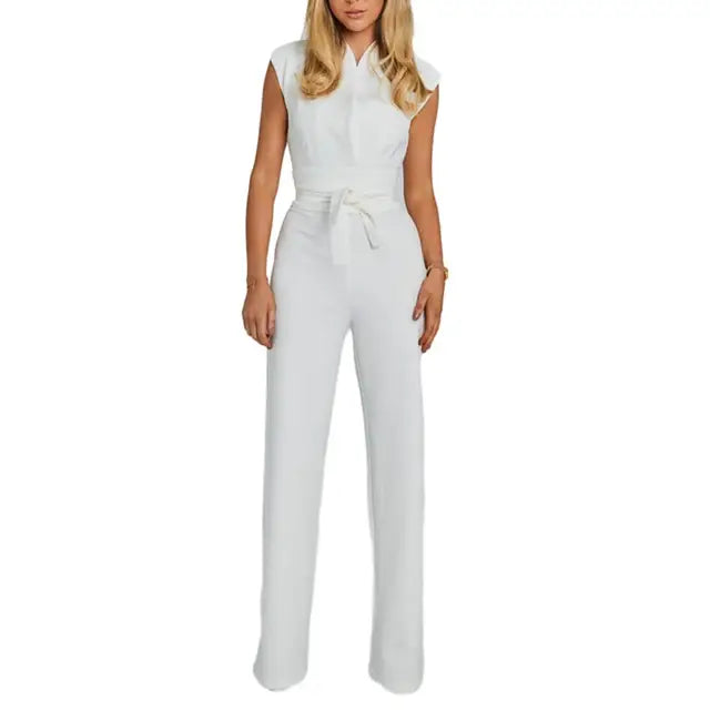 Philomena - Elegant v neck jumpsuit