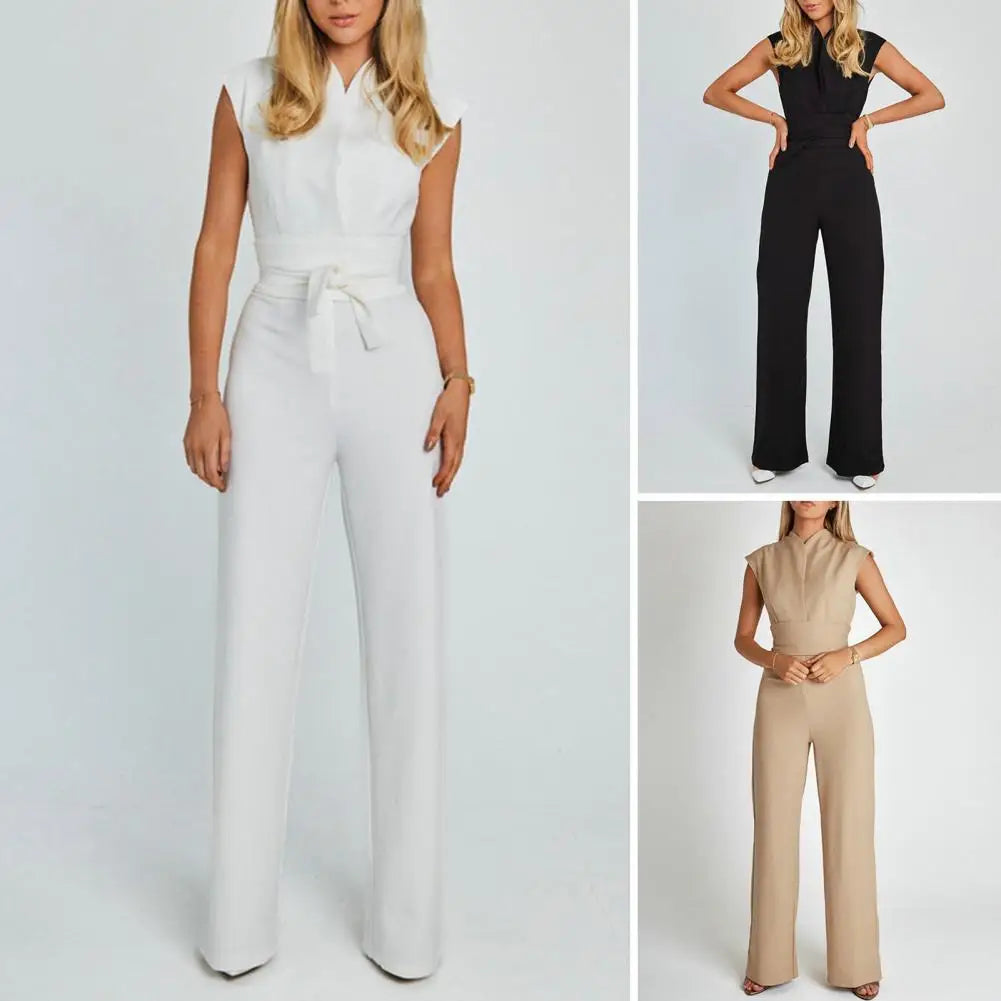 Philomena - Elegant v neck jumpsuit