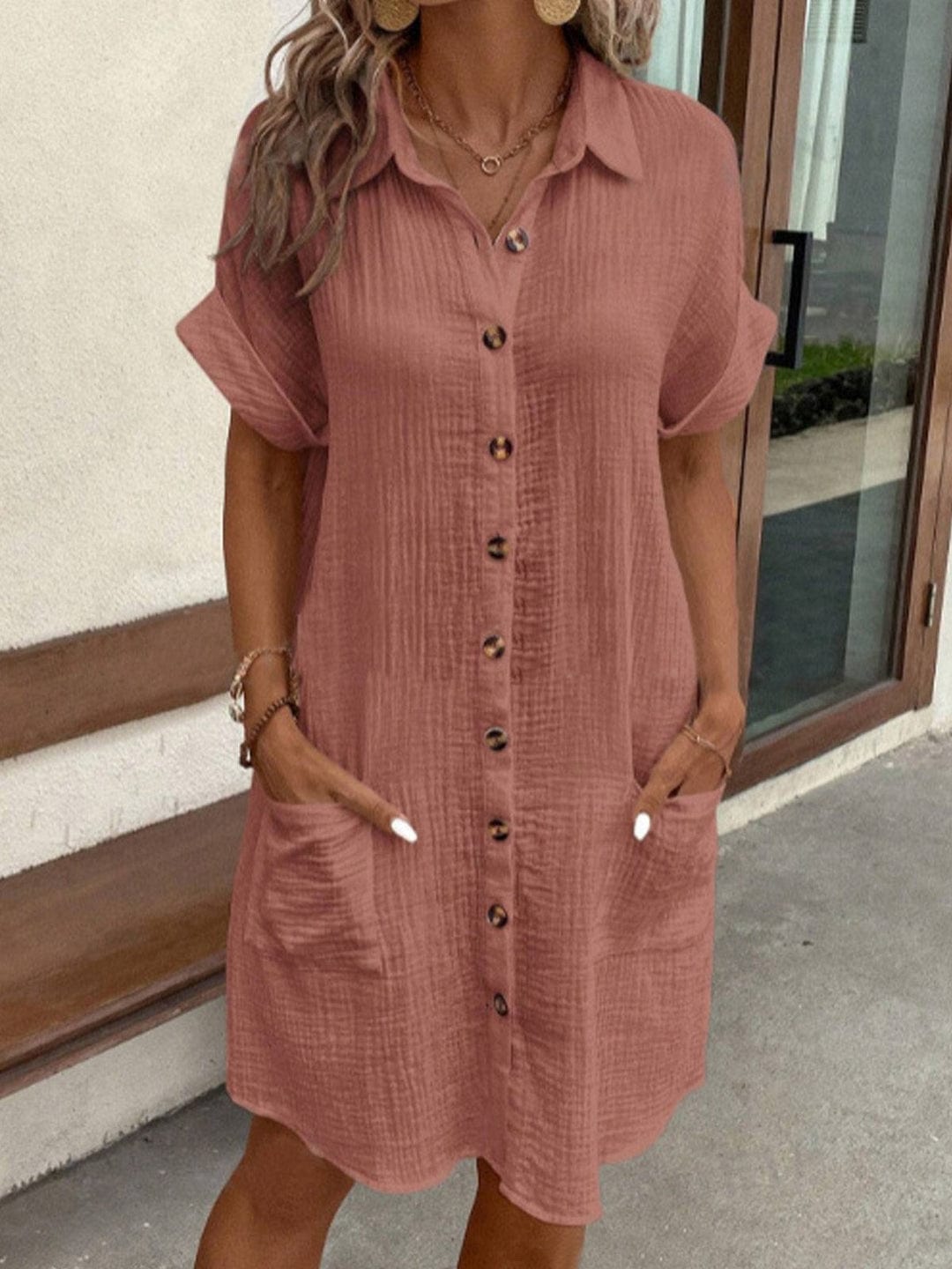 Anouk | Summer dress with collar