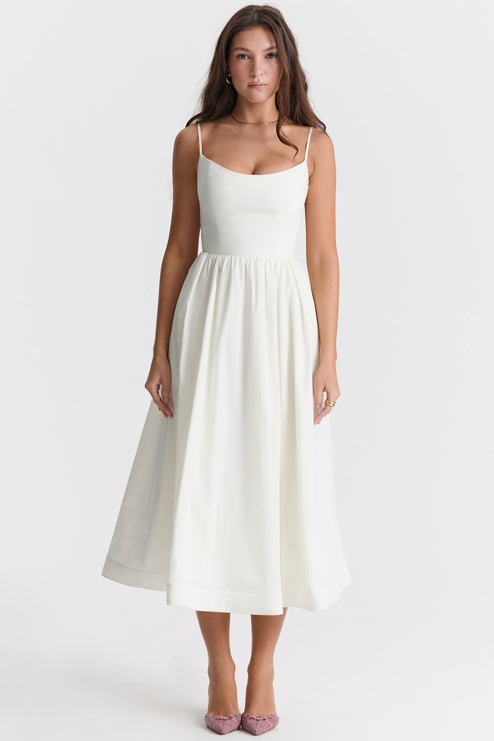 Maria - Elegant Midi Dress