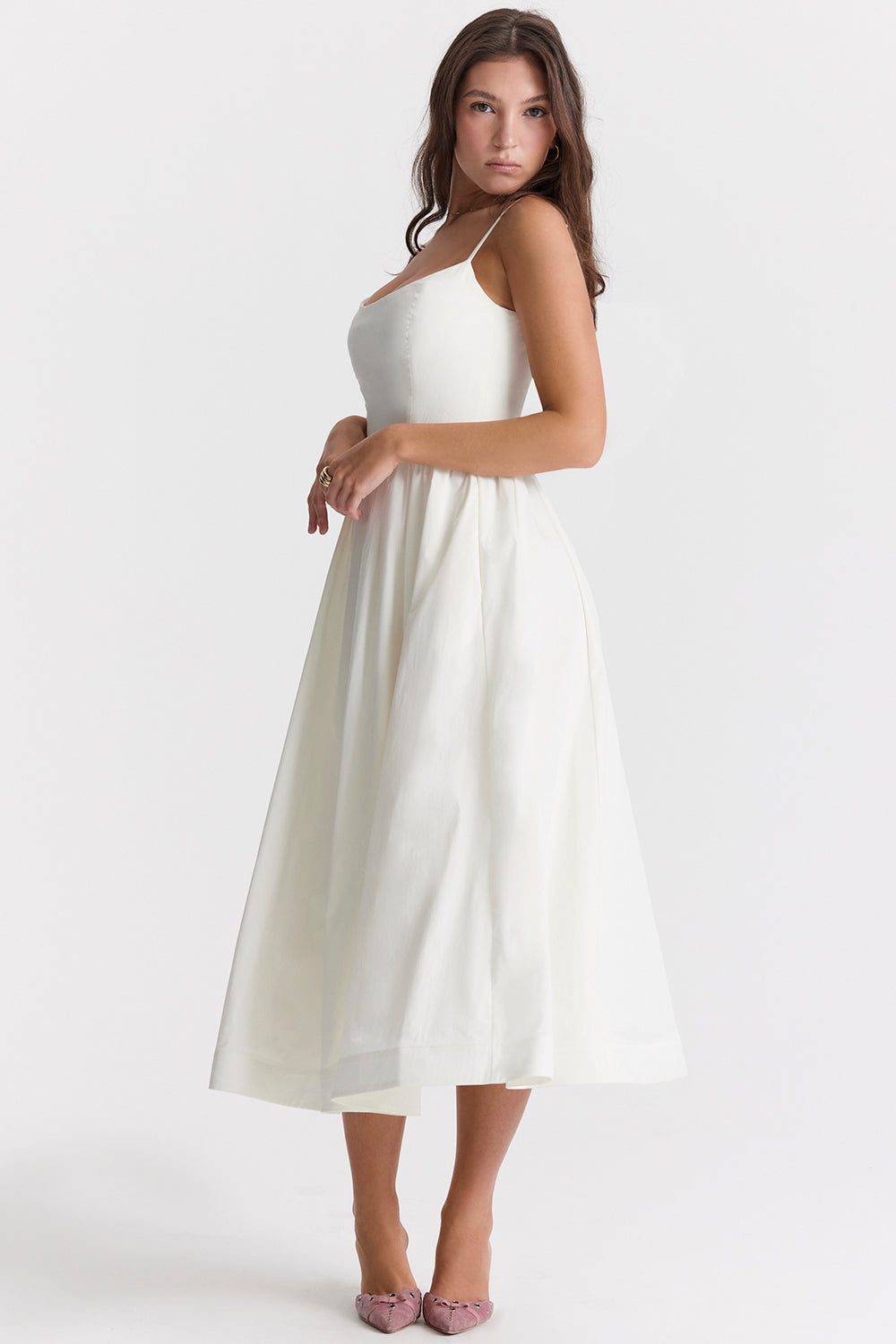 Maria - Elegant Midi Dress