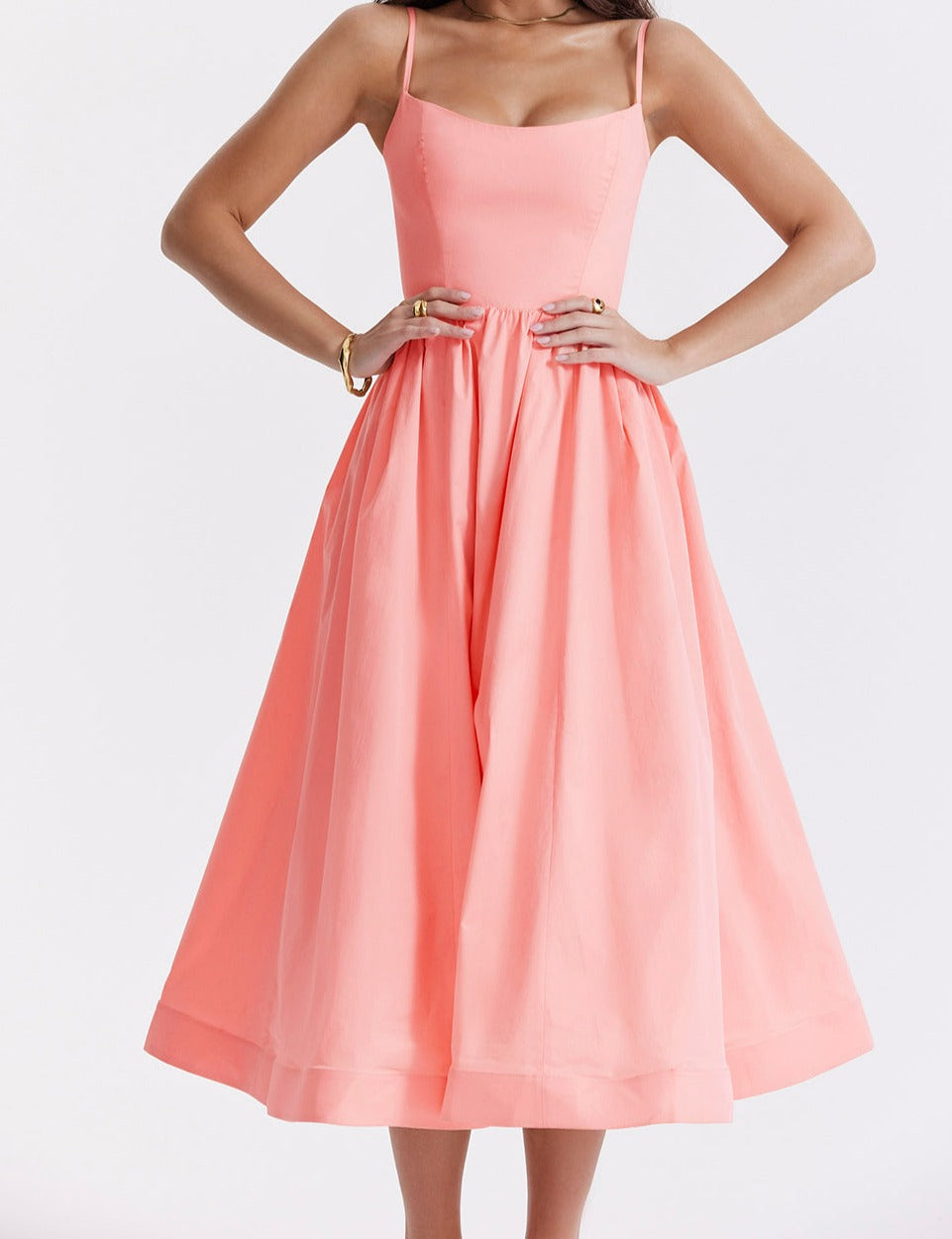 Maria - Elegant Midi Dress