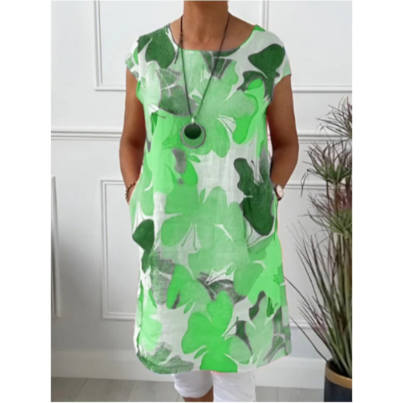 Maree - Comfortable dress with butterfly print