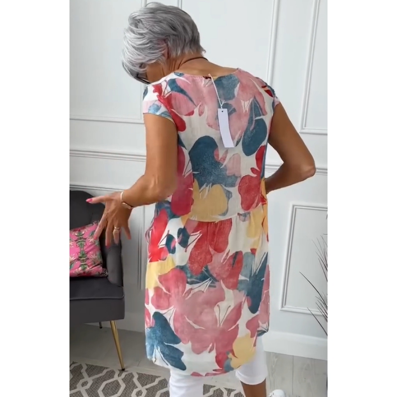 Maree - Comfortable dress with butterfly print
