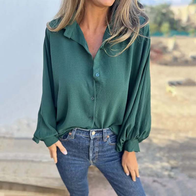 Mirandi - Chic blouse with velvet finish