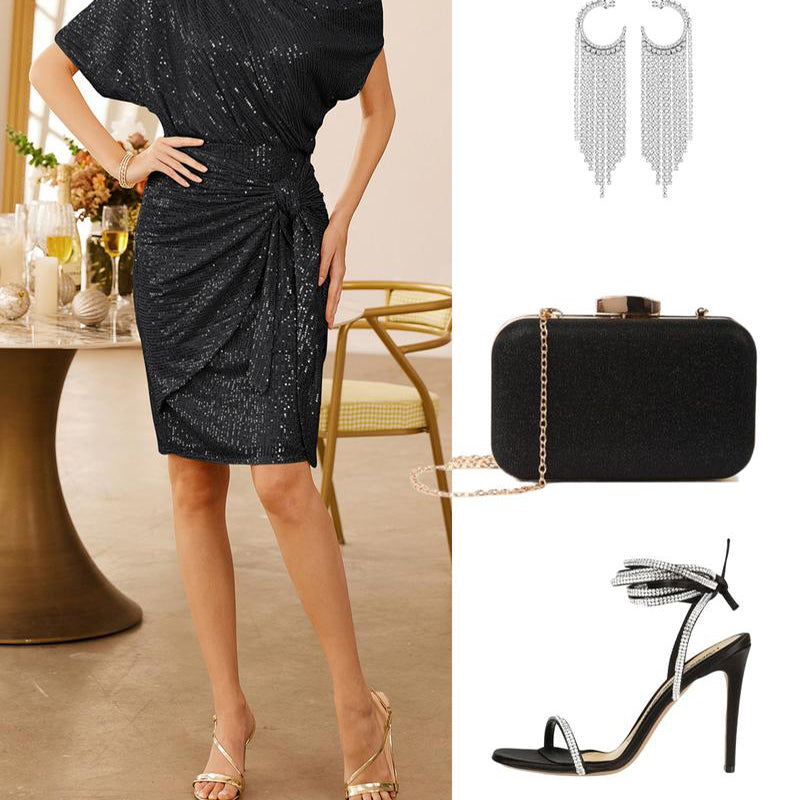 Svea - One shoulder classic dress