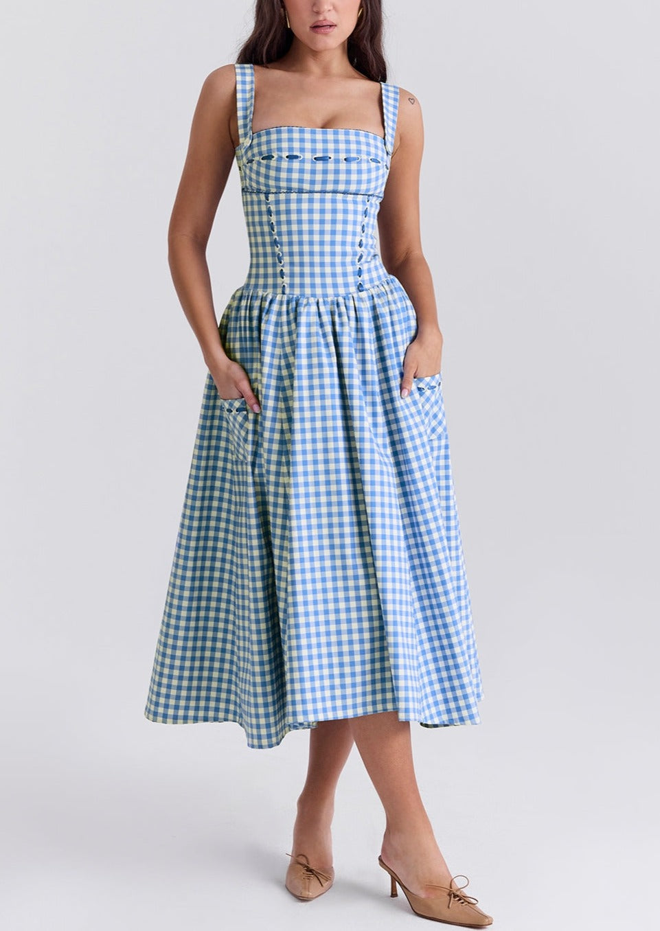 Ariana - Sleeveless Midi Sundress