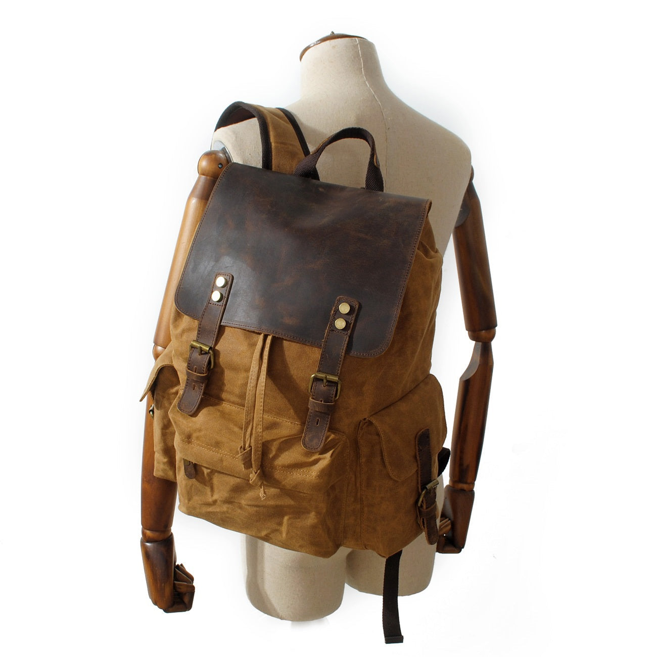 Blakea - Waxed canvas backpack